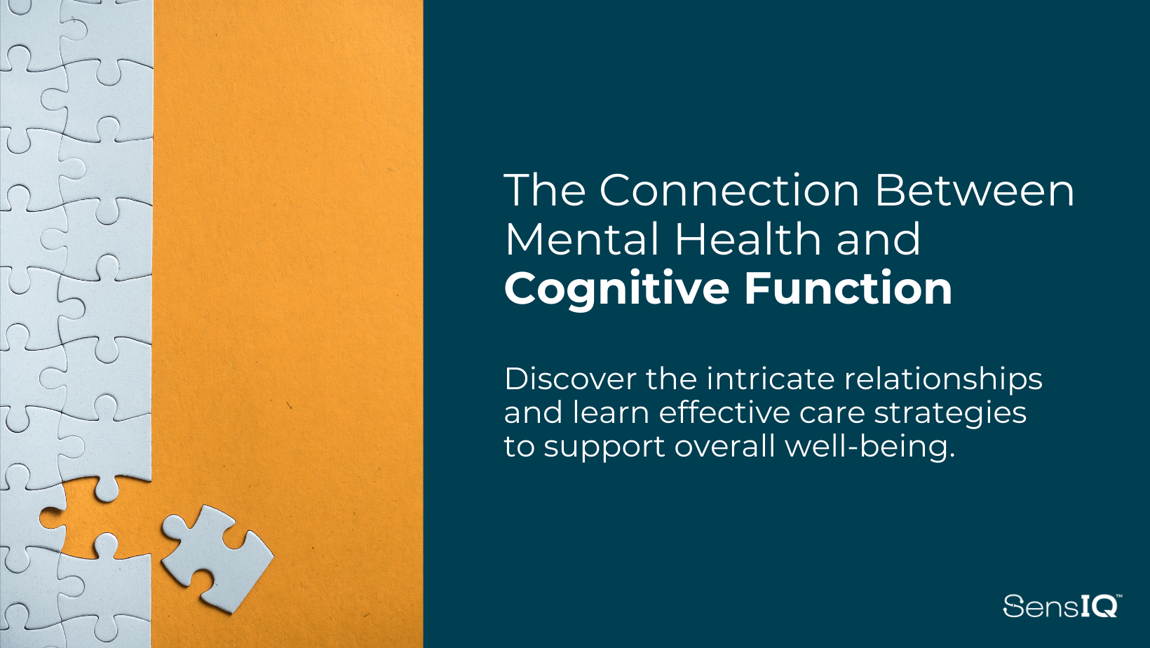 The Connection Between Mental Health and Cognitive Function
